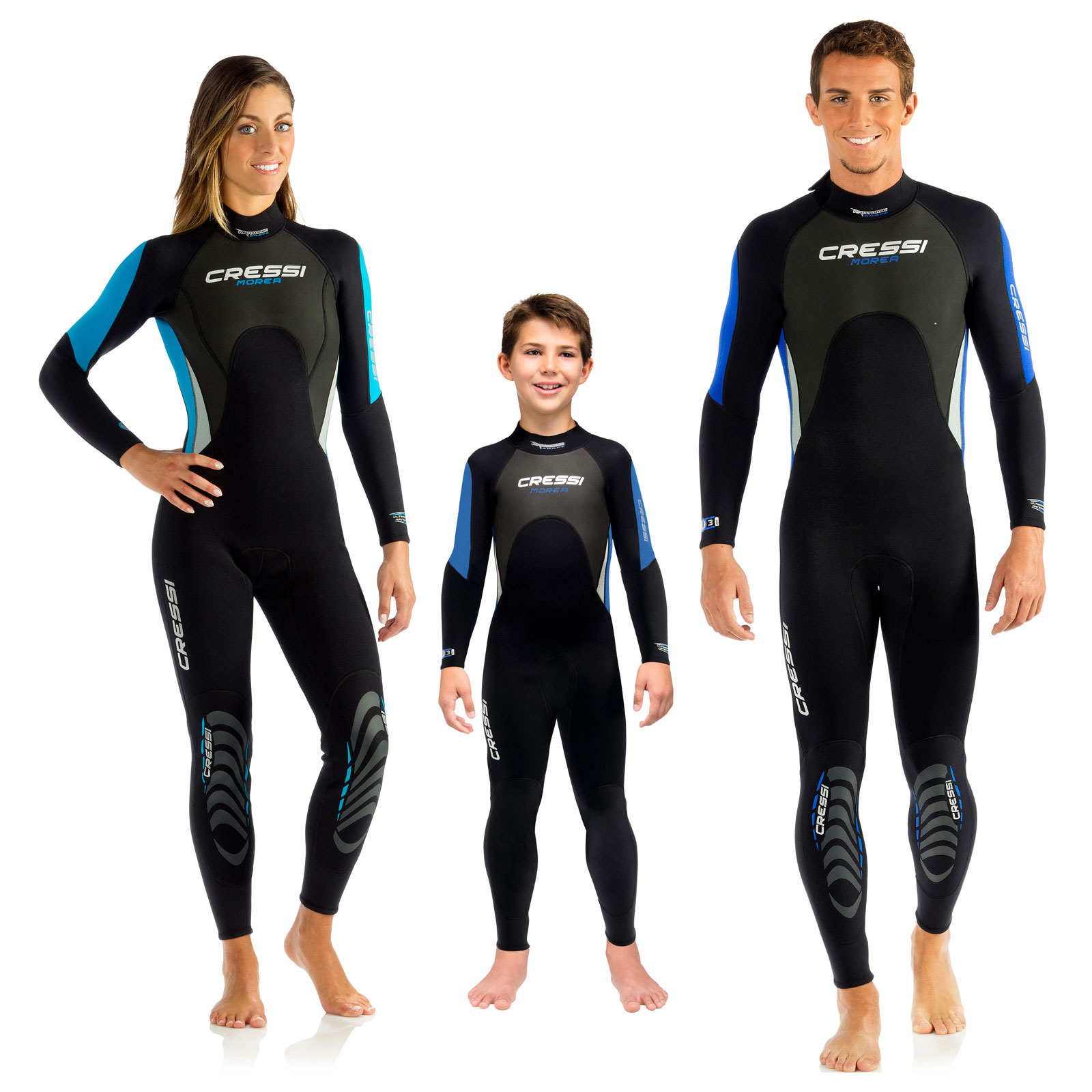 Cressi Morea Jr Monopiece Wetsuit 3mm - Combinaison Humide Monopièce, Noir/Blue/Gris, Unisexe-Jeune, S (8/9 Ans Cressi Morea Jr Monopiece Wetsuit 3mm - Combinaison Humide Monopièce, Noir/Blue/Gris, Unisexe-Jeune, S (8/9 Ans